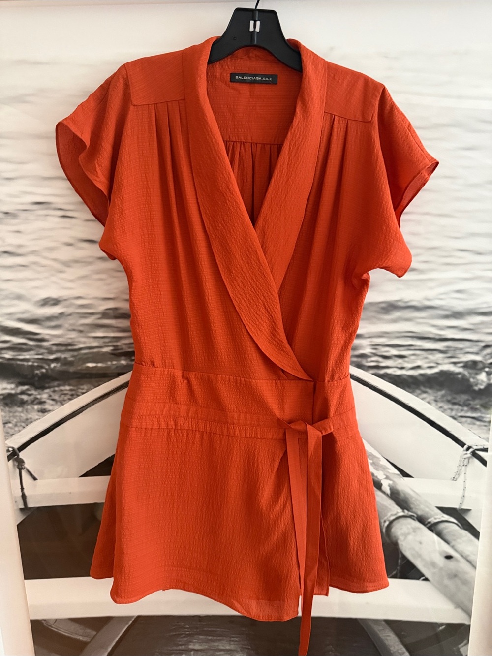 Balenciaga silk dress